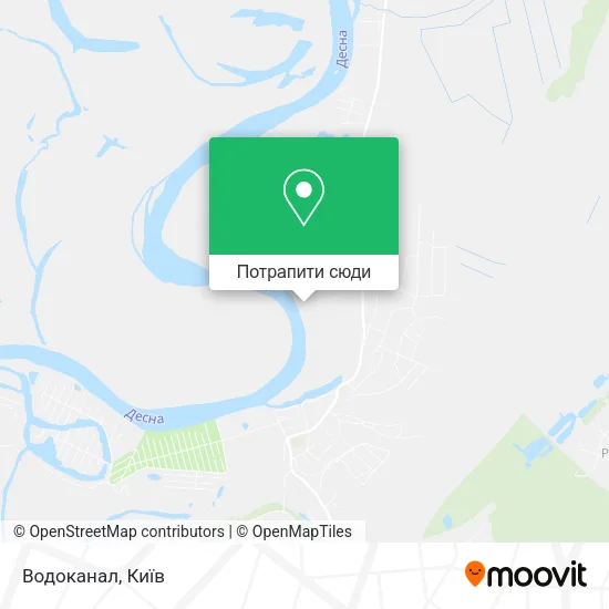 Карта Водоканал