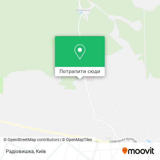 Карта Радіовишка