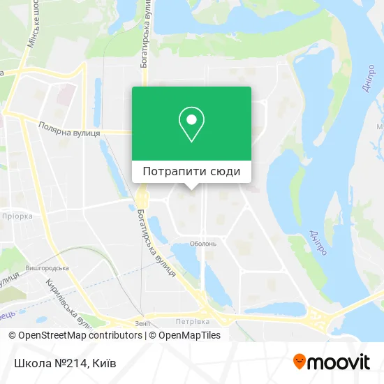 Карта Школа №214