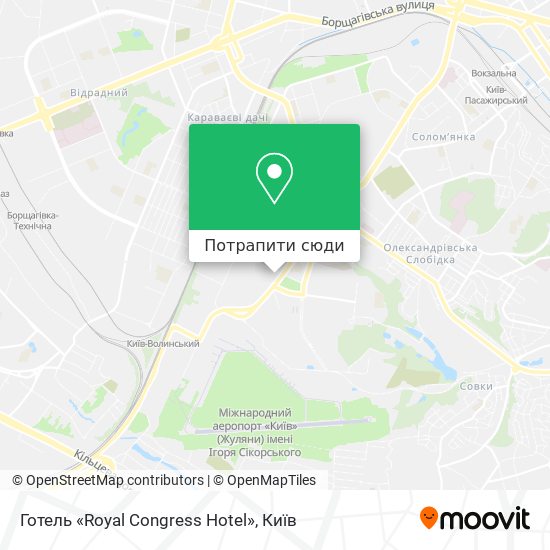 Карта Готель «Royal Congress Hotel»