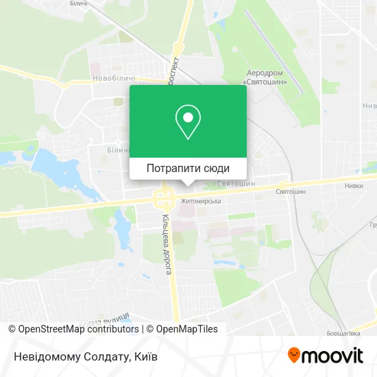 Карта Невідомому Солдату