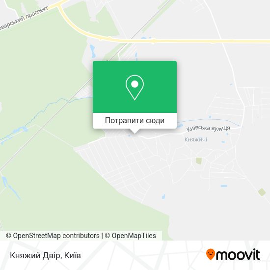 Карта Княжий Двір