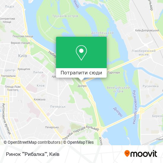 Карта Ринок ""Рибалка""