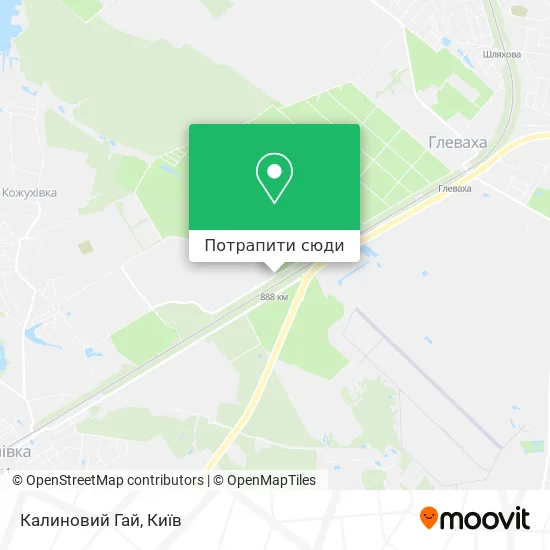 Карта Калиновий Гай