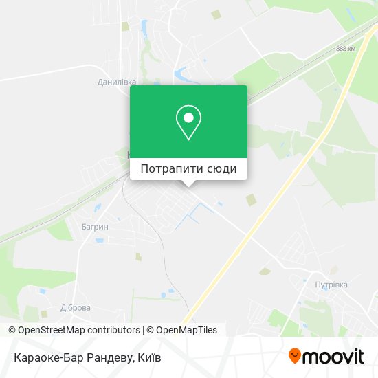 Карта Караоке-Бар Рандеву