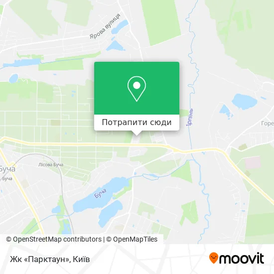 Карта Жк «Парктаун»