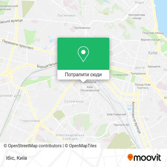 Карта Ібіс