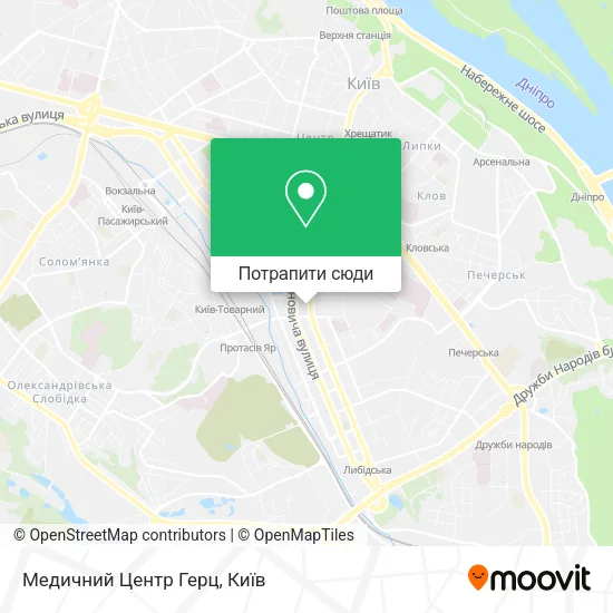 Карта Медичний Центр Герц