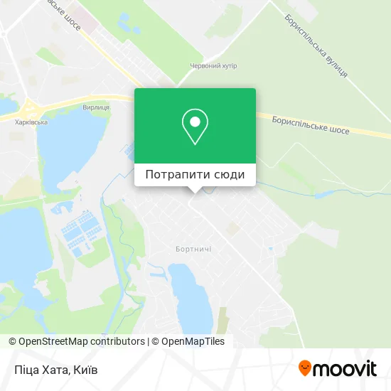 Карта Піца Хата