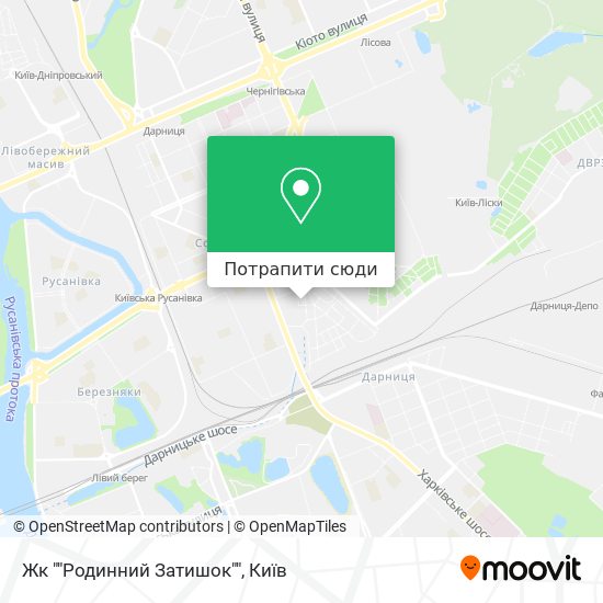 Карта Жк ""Родинний Затишок""