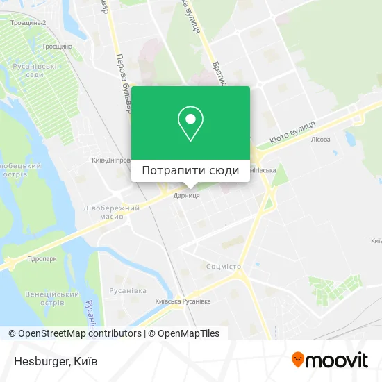 Карта Hesburger