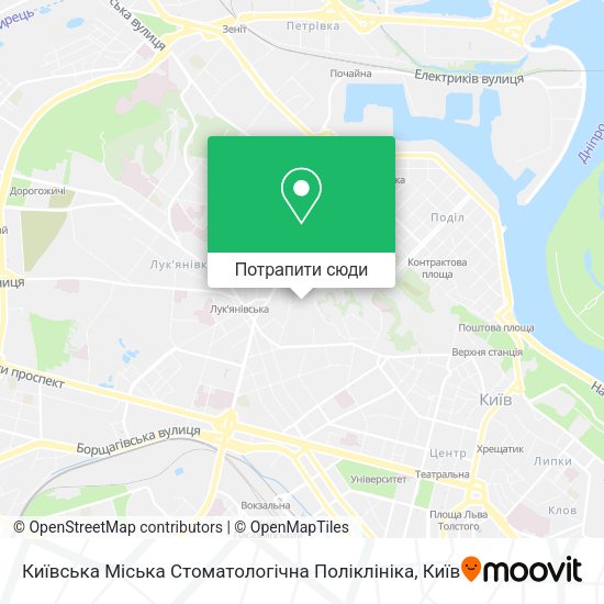 Карта Київська Міська Стоматологічна Поліклініка