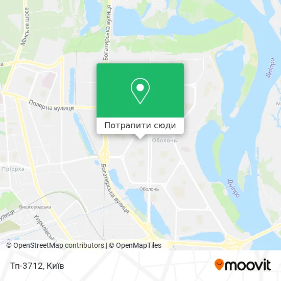 Карта Тп-3712