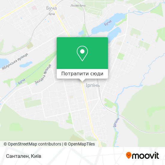 Карта Сантален