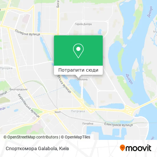 Карта Спорткомора Galabola