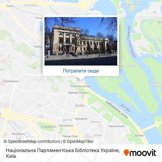 Карта Національна Парламентська Бібліотека України
