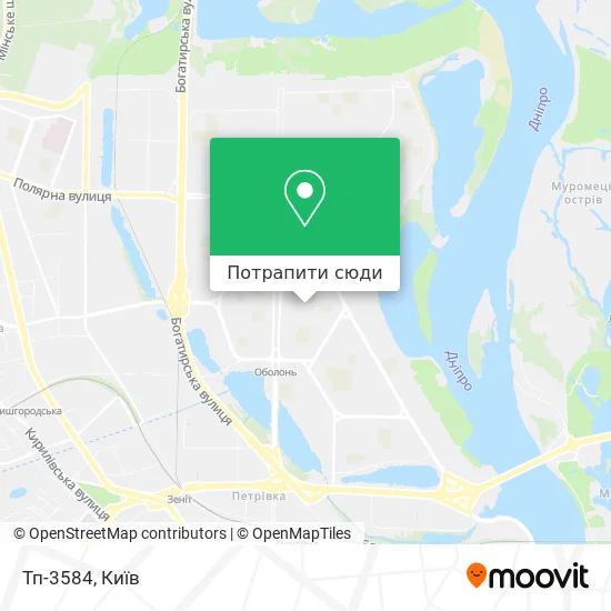 Карта Тп-3584