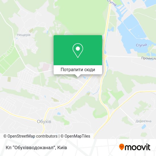 Карта Кп “Обухівводоканал”