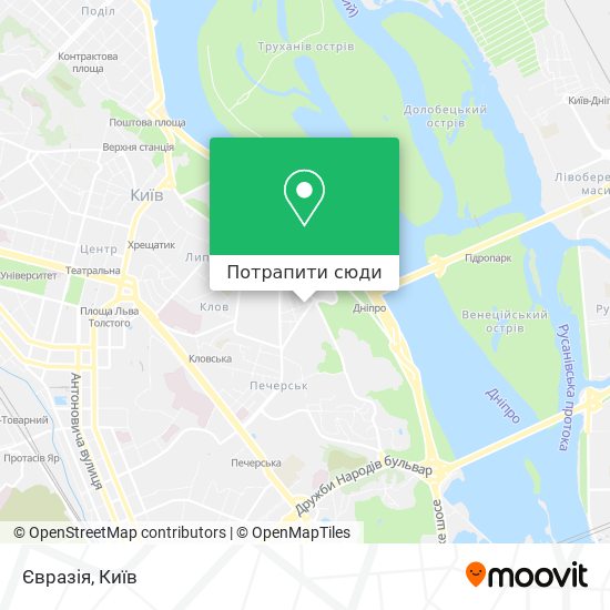 Карта Євразія
