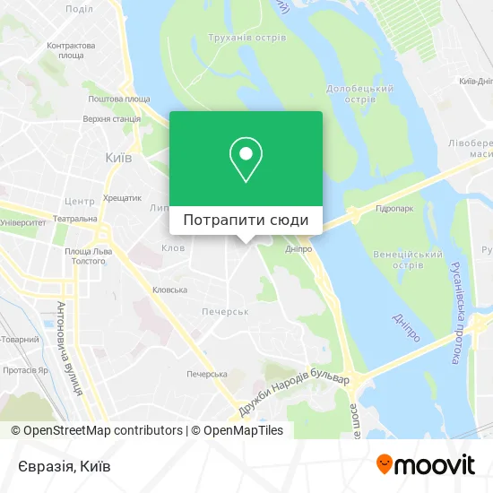 Карта Євразія