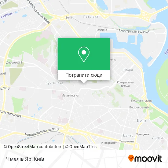 Карта Чмелів Яр