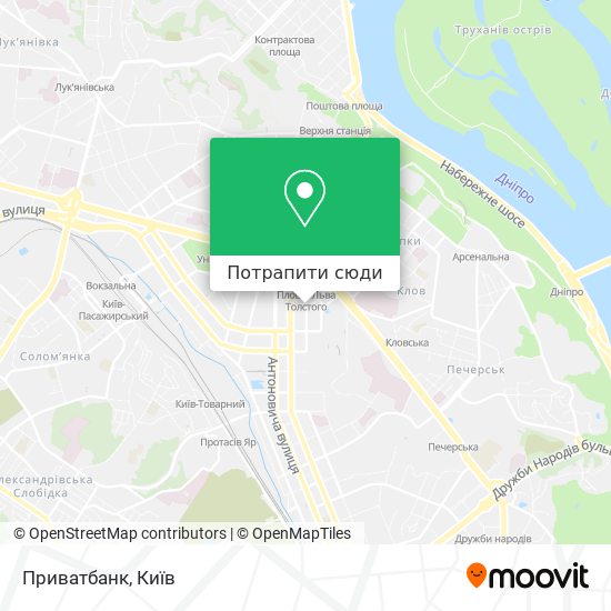 Карта Приватбанк
