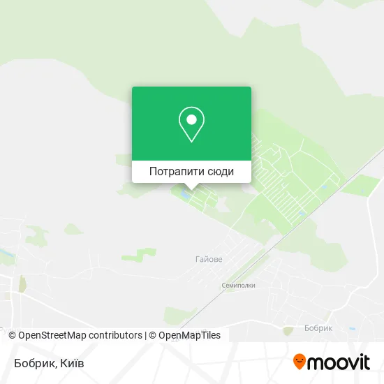 Карта Бобрик