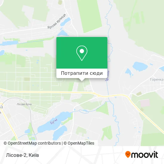 Карта Лісове-2