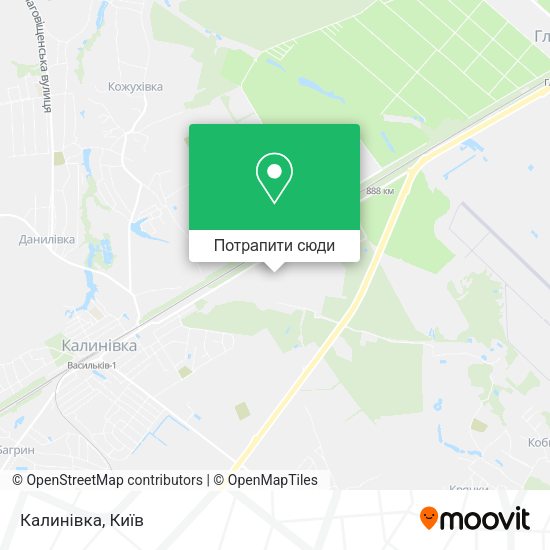 Карта Калинівка