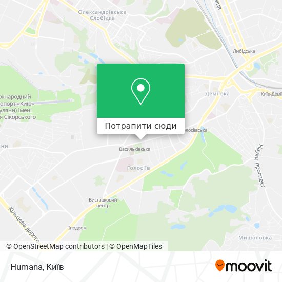 Карта Humana