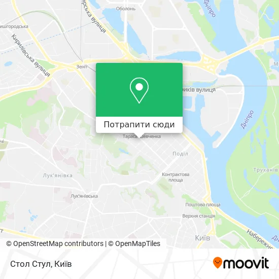 Карта Стол Стул