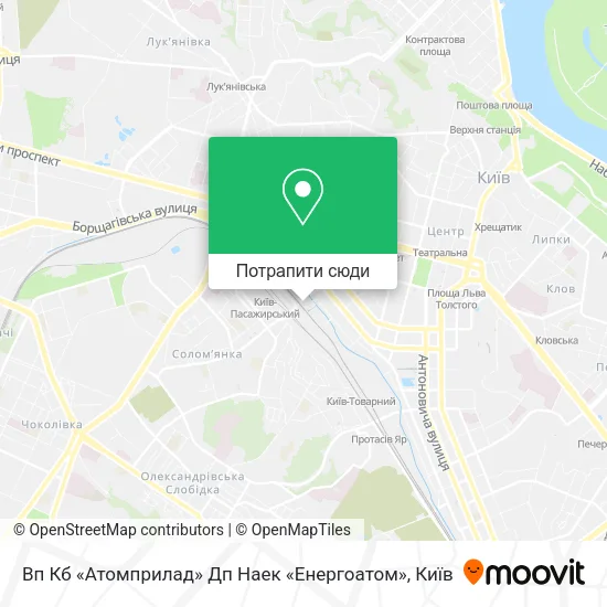 Карта Вп Кб «Атомприлад» Дп Наек «Енергоатом»