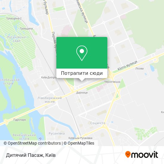 Карта Дитячий Пасаж