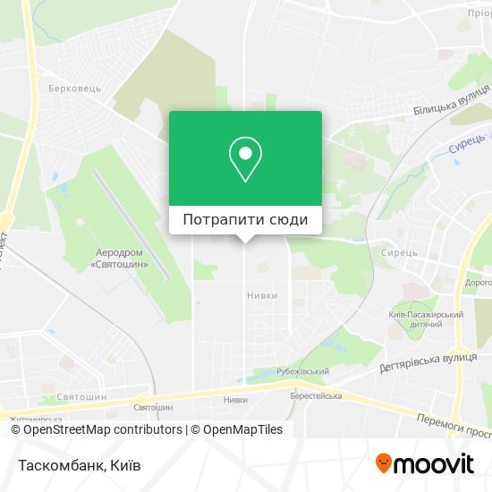 Карта Таскомбанк