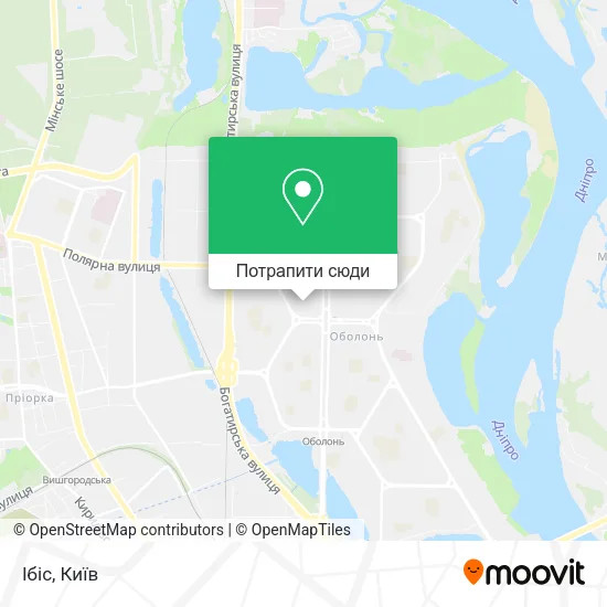 Карта Ібіс