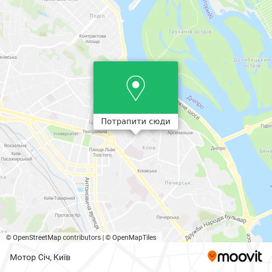 Карта Мотор Січ