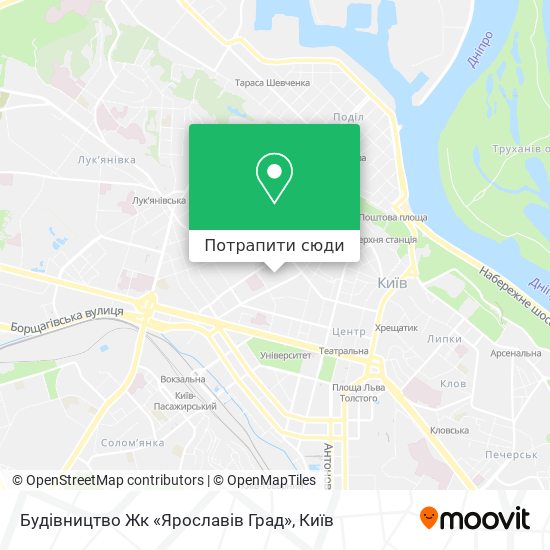 Карта Будівництво Жк «Ярославів Град»