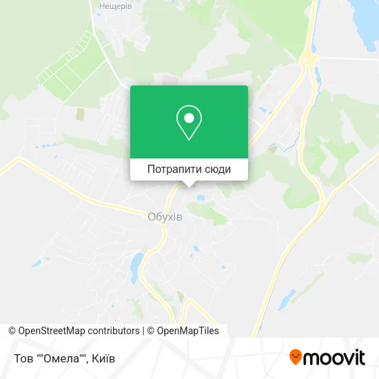 Карта Тов ""Омела""