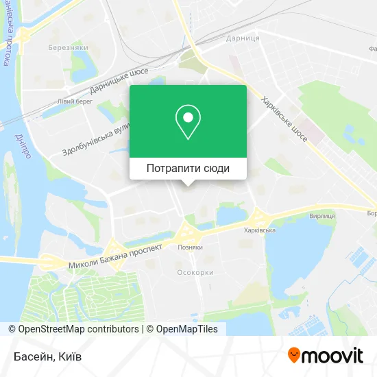 Карта Басейн