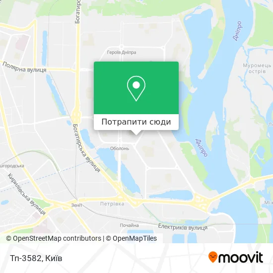 Карта Тп-3582