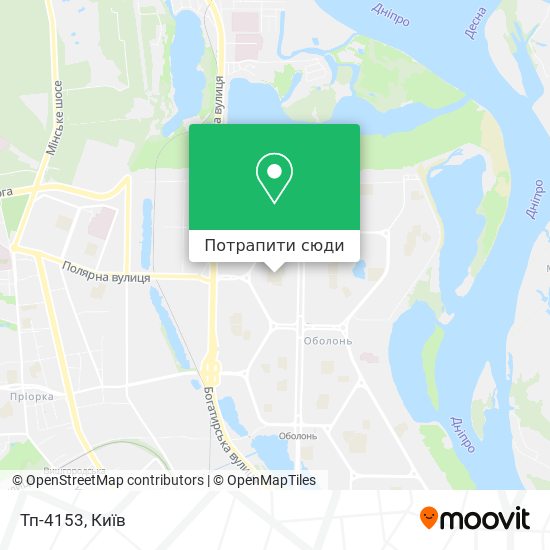 Карта Тп-4153