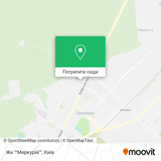 Карта Жк ""Меркурій""