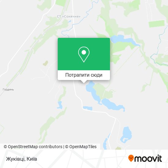 Карта Жуківці
