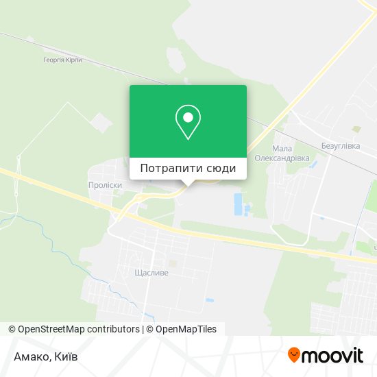 Карта Амако