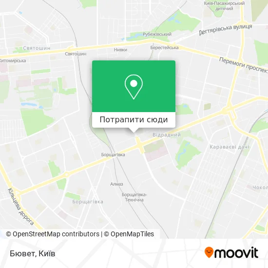 Карта Бювет