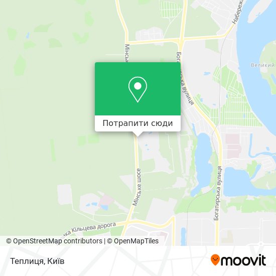 Карта Теплиця