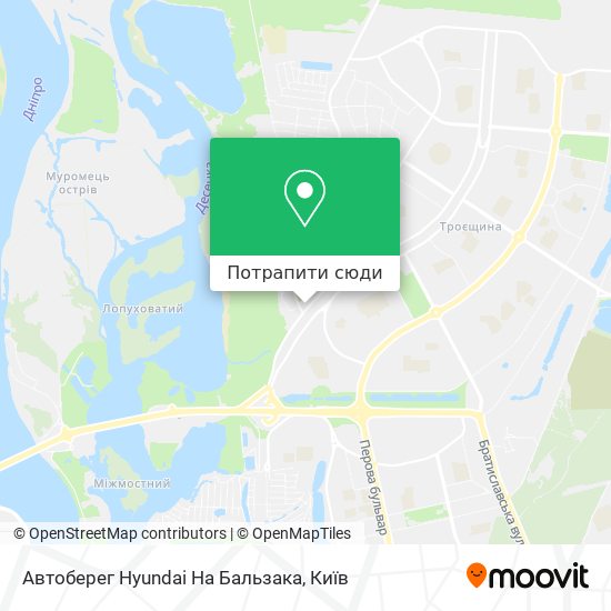 Карта Автоберег Hyundai На Бальзака