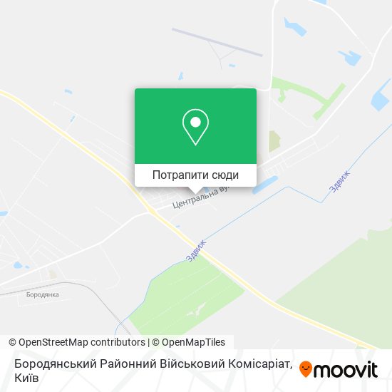 Карта Бородянський Районний Військовий Комісаріат