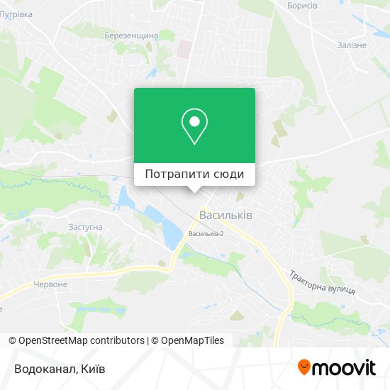 Карта Водоканал