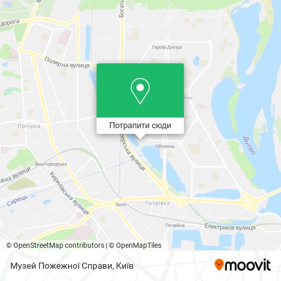 Карта Музей Пожежної Справи